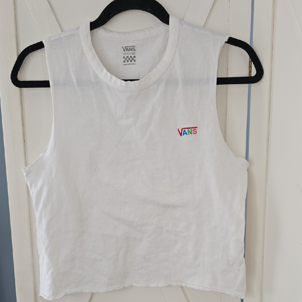 New Vans Women's Classic White Muscle Tee